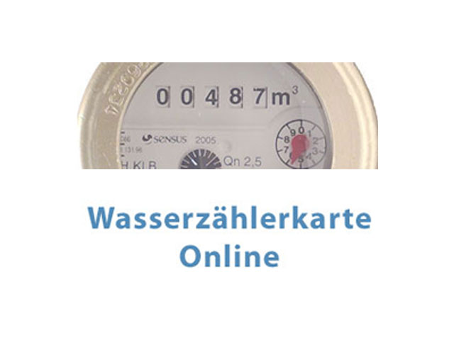 Wasserzählerstand Online melden!
